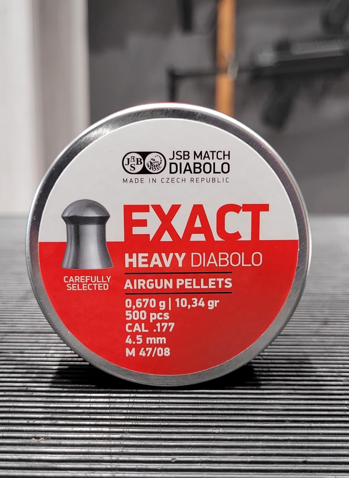 JSB MATCH EXACT HEAVY DIABOLO PELLETS .177/4.5MM