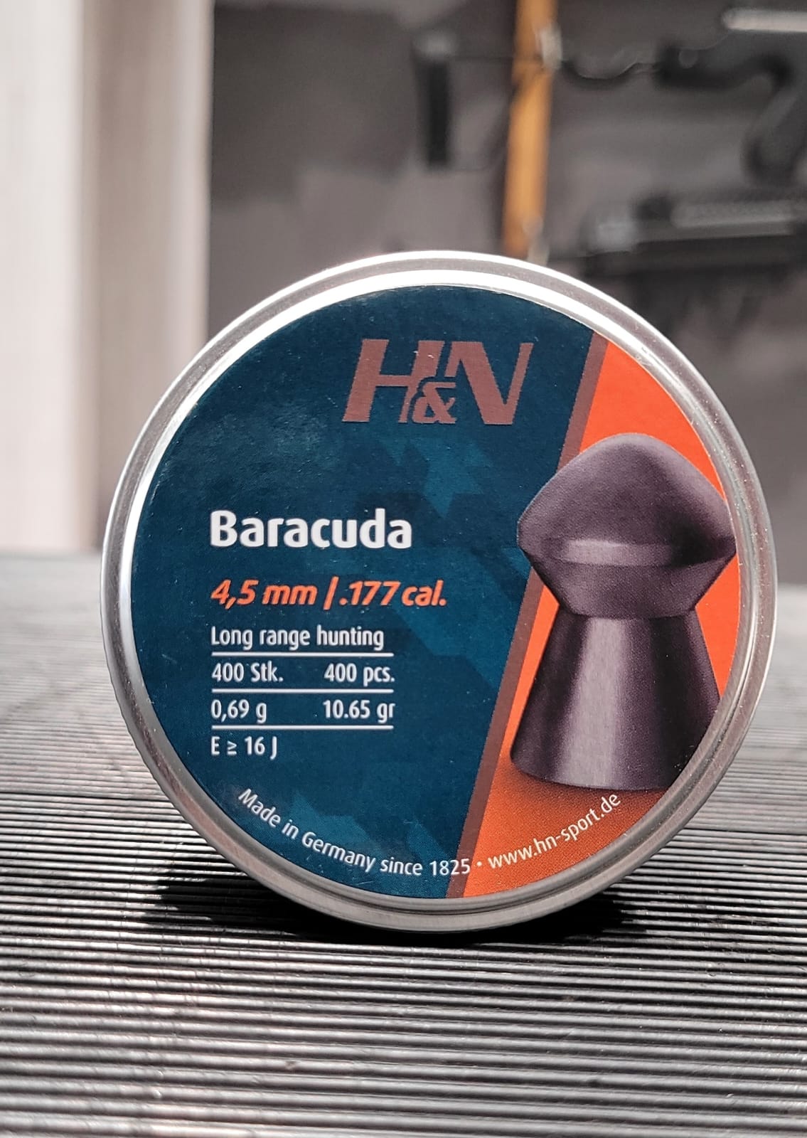 H&N BARACUDA .177 / 4.5 MM PELLETS 10.65 GRN