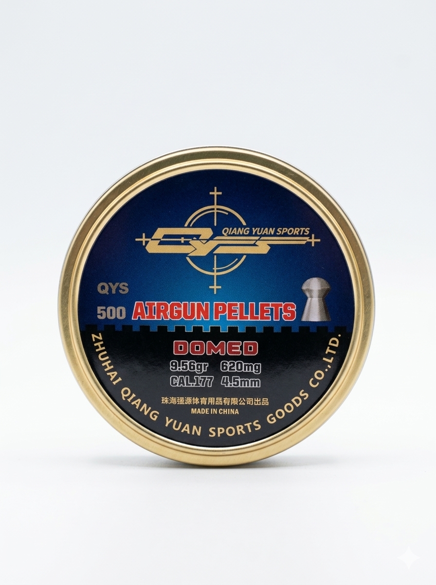 QYS POINTED AIRGUN PELLETS 9.56 GRAIN