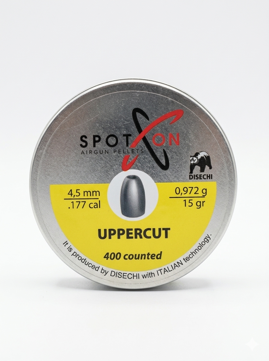 SPOT ON UPPERCUT 15 GRAIN SLUG .177 CAL.