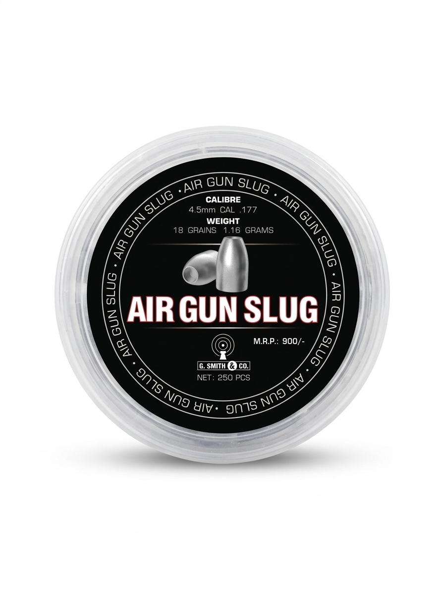 G. SMITH & CO. AIR GUN SLUGS 18 GRAINS