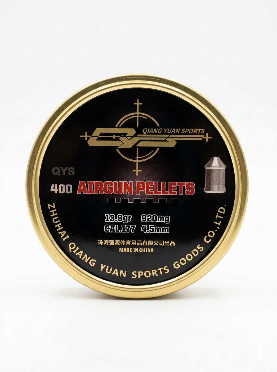 QYS POINTED AIRGUN PELLETS 13.9 GRAIN